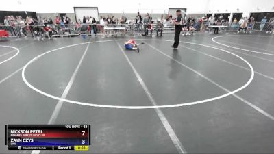 63 lbs Quarterfinal - Nickson Petri, Ringers Wrestling Club vs Zayn Czys, LAW