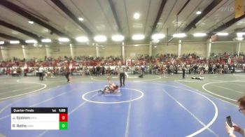 57 lbs Quarterfinal - Jagger Sjoblom, Devils Wrestling vs Riley Roths, High Elevation WC