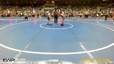 70 lbs Round Of 32 - Bo Davis, Threestyle vs Jaxon Liffrig, MN Elite