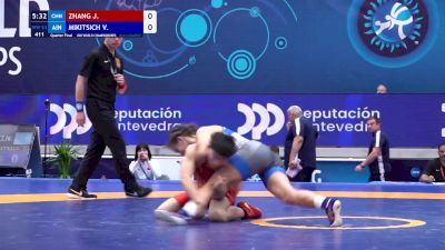 53 kg 1/4 Final - Jin Zhang, China vs Valeryia Mikitsich, Individual Neutral Athletes