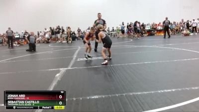 55 lbs Round 4 (8 Team) - Jonah Ard, Bison Takedown vs Sebastian Castillo, Takedown Elite Silver