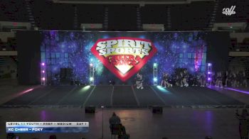 KC Cheer - FOXY [2026 L1.1 Youth - PREP - Medium Day 1] 2026 Spirit Sports Kansas City Nationals