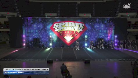 KC Cheer - FOXY [2026 L1.1 Youth - PREP - Medium Day 1] 2026 Spirit Sports Kansas City Nationals