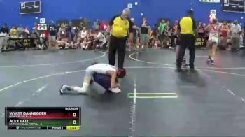 67 lbs Round 5 (6 Team) - Wyatt Dannegger, Missouri Gold vs Alex Hall, Untouchables Purple