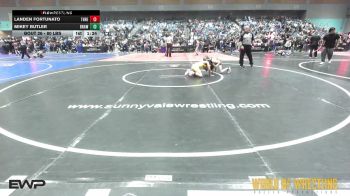 80 lbs Round Of 16 - Landen Fortunato, THRESHOLD WRESTLING CLUB vs Mikey Butler, Brawler Elite