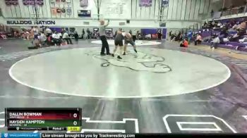 220 lbs Quarters - Hayden Hampton, Newberg vs Dallin Bowman, Southridge