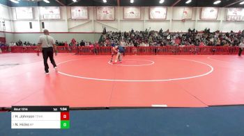 157 lbs Semifinal - Hunter Johnson, Tewksbury vs Nathan Hicks, Bristol-Plymouth