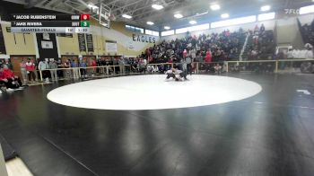 157 lbs Quarterfinal - Jacob Rubenstein, Greenwich vs Jake Rivera, Southington