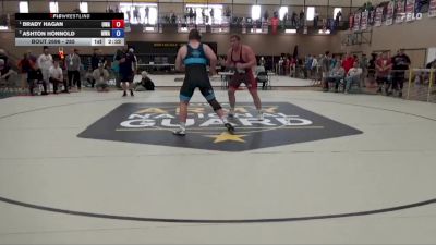 285 lbs 1st Place Match - Brady Hagan, Ubasa Wrestling Academy vs Ashton Honnold, Moen Wrestling Academy