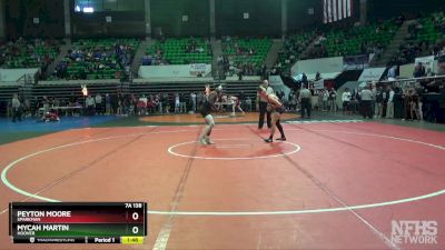 7A 138 lbs Champ. Round 1 - Mycah Martin, Hoover vs Peyton Moore, Sparkman