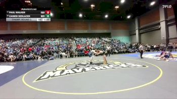 175 lbs Champ. Round 2 - Cainen Sedlacek, White Pine vs Paul Walker, Pahrump Valley