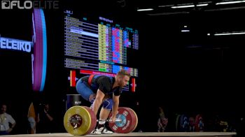 Wes Kitts Clean & Jerks 210kg At 2017 IWF Worlds