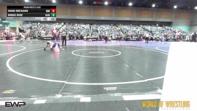 55 lbs Quarterfinal - Hank Deckard, Raw Wrestling Club vs Diego Ruiz, Gladiator Wrestling Club