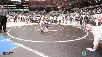 40 lbs Quarterfinal - Bentley Campbell, Broken Arrow Wrestling Club vs Jaxson Gregory, Tulsa Blue T Panthers