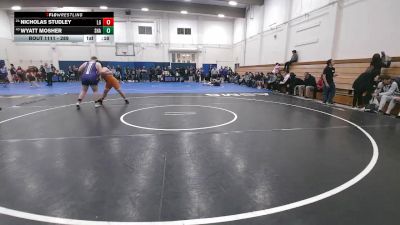 289 lbs Cons. Round 3 - Wyatt Mosher, Shasta vs Nicholas Studley, Los Gatos