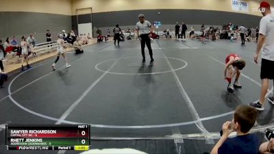 48 lbs Round 8 (10 Team) - Rhett Jenkins, Aggression Legionnaires vs Sawyer Richardson, Capital City WC