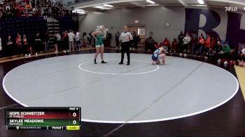 135 lbs. Cons. Round 2 - Skylee Meadows, Smithville vs Hope Schweitzer, St. Charles