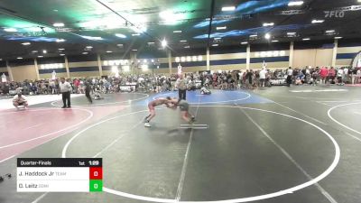 82 lbs Quarterfinal - Jared Haddock Jr, Team Delaware vs Oliver Leitz, Dominate WC