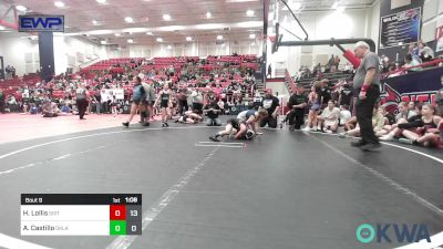 70 lbs Rr Rnd 3 - Hanna Lollis, Sisters On The Mat Pink vs Aissa Castillo, Oklahoma Mafia