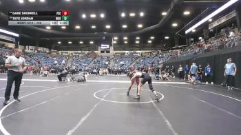 125 lbs Champ. Round 1 - Gabe Sherrell, Pratt Community College vs Taye Jordan, Northwestern (Iowa)