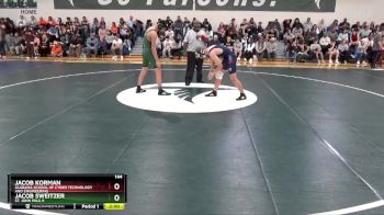 144 lbs Champ. Round 1 - Jacob Sweitzer, St. John Paul II vs Jacob Korman, Alabama School Of Cyber Technology And Engineering