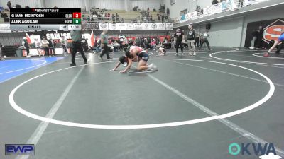 140 lbs Final - G Man MCINTOSH, Glenpool Warriors vs Alek Aguilar, Fort Gibson Youth Wrestling