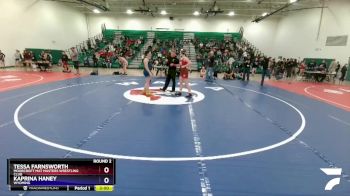 135 lbs Round 2 - Tessa Farnsworth, Moorcroft Mat Masters Wrestling Club vs Kaprina Haney, Wyoming