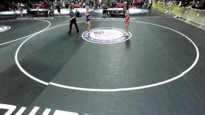 105 lbs 5th Place Match - Sophia Dacoco, Tracy Wrestling Club vs Mia Hennecke, Team Fearless Youth Wrestling