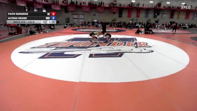 138 B 3rd Place Match - Alyssa Keane, Northern Michigan vs Faith Burgess, Davenport University