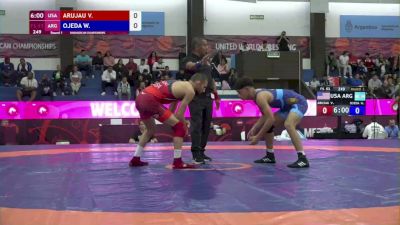 61 kg Round 1 - Vito Arujau, USA vs Wilson Ojeda, ARG