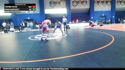 157 lbs Quarterfinal - Noah Danforth, Washington & Lee vs Topher Tryon, Noke Wrestling RTC