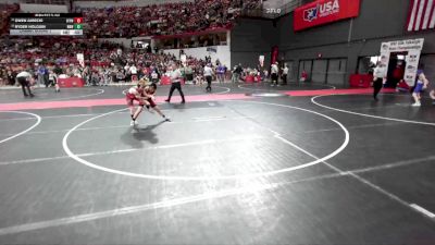 95 lbs Champ. Round 1 - Ryder Holguin, West Bend Wildcats vs Owen Jurecki, Oconto Falls/Abrams Youth Wrestling
