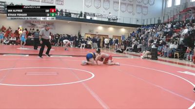 157 lbs Semifinals (8 Team) - Ian Alfree, Smyrna vs Ethan Ferger, Caesar Rodney