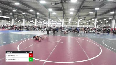 98 lbs Quarterfinal - Dariel Montoya, Live Training vs Elliott Sanders, BlackCat WC