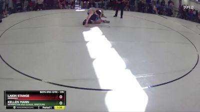 178 lbs Quarterfinal - Lakin Stange, Nebraska vs Kellen Mann, Bennington High School Wrestling