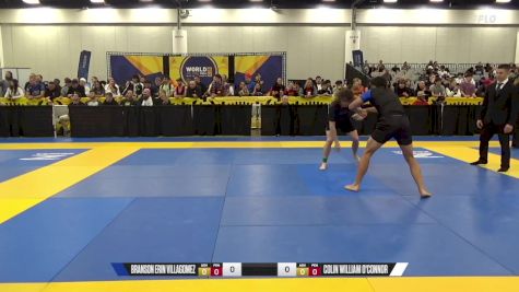 Colin William O'Connor vs Branson Erin Villagomez 2024 World IBJJF Jiu-Jitsu No-Gi Championship