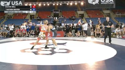 150 lbs Champ. Rd Of 128 - Colton Bell, Kansas vs Hayden Reuter, Alaska