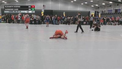135 lbs Cons. Rd Of 32 - Harmonie Carr, Elevate Wrestling Academy vs Elizabeth Doerre, Chatfield Wrestling Club