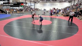 184 lbs Champ. Round 1 - Brayden Emerine, Indiana Tech vs Peter Sells, Marian