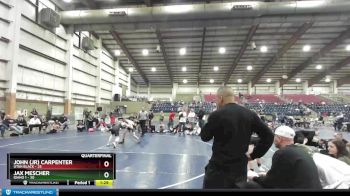 117 lbs Quarters & Wb (16 Team) - John (JR) Carpenter, Utah Black vs Jax Mescher, Idaho 1