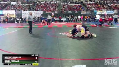 Cons. Round 1 - Kolbe Michaud, Jefferson vs Arie McLaughlin, Florence-Carlton