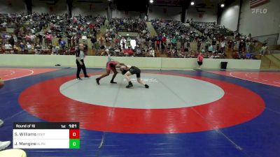 150 lbs Round Of 16 - Shawn Williams, South Georgia Athletic Club vs Jayce Mangine, Alpha Wrestling Club