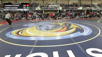 165 lbs Semifinal - Kaydence Atkinson, New Britain vs Aubrey Hastings, Cumberland