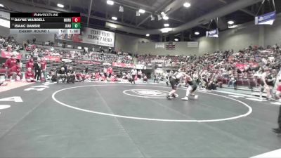 3A 190 lbs Champ. Round 1 - Isaac Dansie, Juab vs Dayne Wardell, Morgan