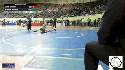 108 lbs Consi Of 64 #2 - Luke Snider, Yukon vs Joseph Reeves, Midwest City JH