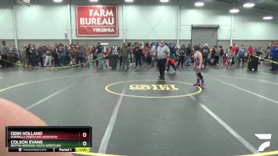 Semifinal - Colson Evans, Reston Herndon Youth Wrestling vs Odin Holland, Guerrilla Wrestling Associatio