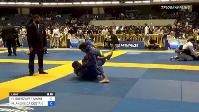 HUGO DOERZAPFF MARQUES vs MARCIO ANDRE DA COSTA BARBOSA JU 2021 World Jiu-Jitsu IBJJF Championship