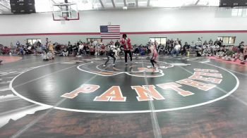 80 lbs Rr Rnd 1 - Hunter Pierson, Indiana Outlaws Black vs Braxton Shaffer, Kodiak Attack