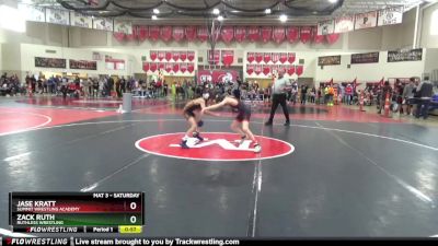 80 lbs Cons. Round 3 - Jase Kratt, Summit Wrestling Academy vs Zack Ruth, Ruthless Wrestling