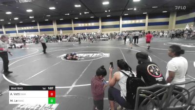 58 lbs Final - Abhisri Vatti, Savage House WC vs Maizie Le, Rancho Bernardo WC